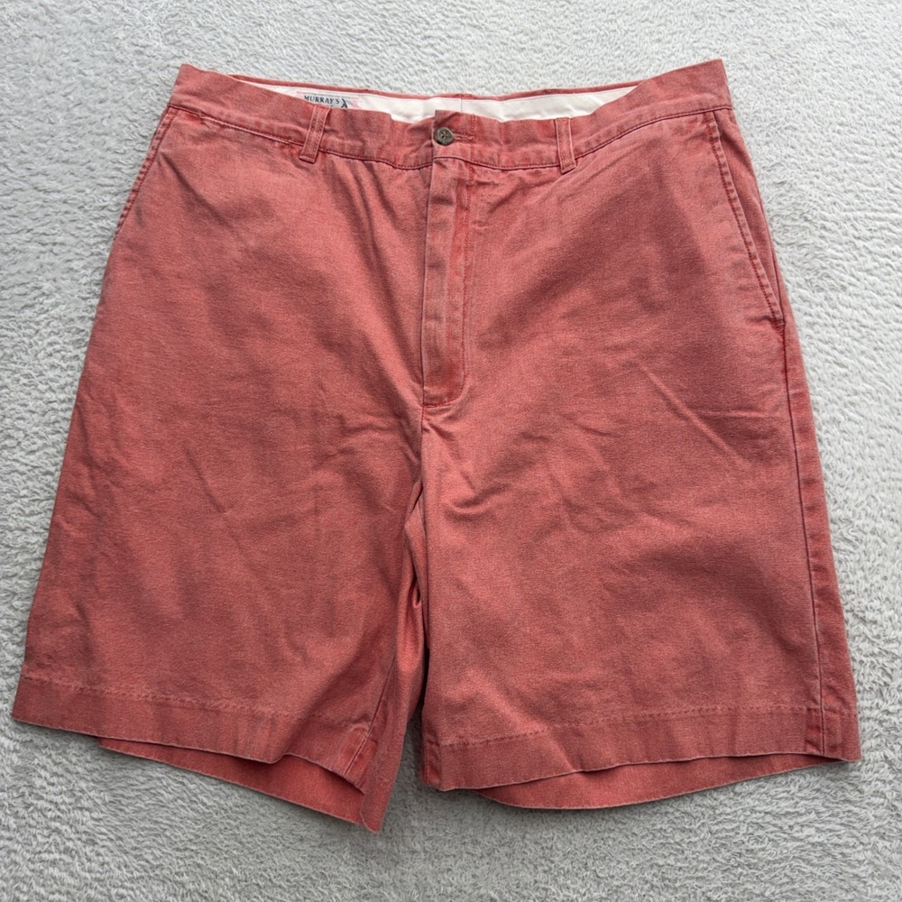 Murrays Toggery Shop Nantucket Reds Mens 36 Salmon Pink Cotton Chino Shorts
